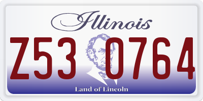 IL license plate Z530764