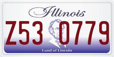 IL license plate Z530779