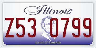 IL license plate Z530799