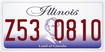 IL license plate Z530810