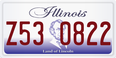 IL license plate Z530822