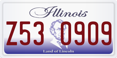 IL license plate Z530909