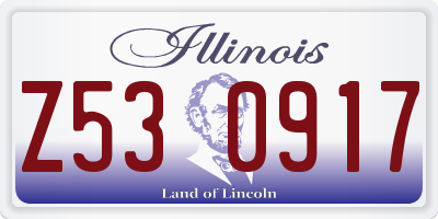 IL license plate Z530917