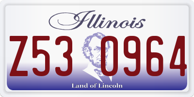 IL license plate Z530964