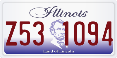 IL license plate Z531094