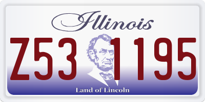 IL license plate Z531195