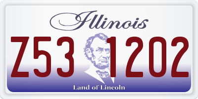 IL license plate Z531202