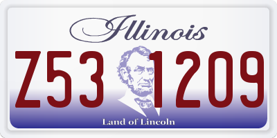 IL license plate Z531209