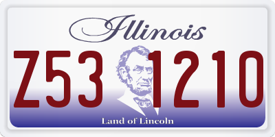 IL license plate Z531210