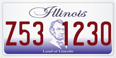IL license plate Z531230