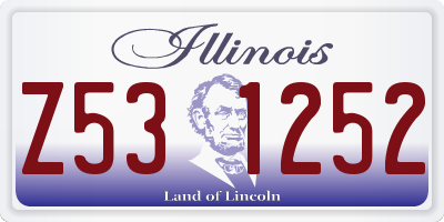 IL license plate Z531252