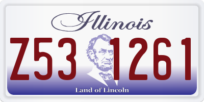 IL license plate Z531261