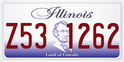 IL license plate Z531262