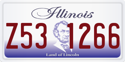 IL license plate Z531266