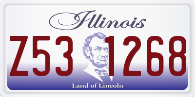 IL license plate Z531268