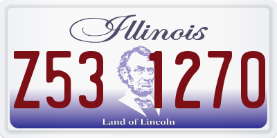 IL license plate Z531270
