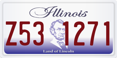 IL license plate Z531271