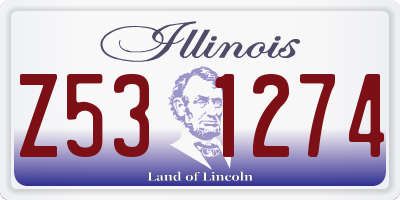 IL license plate Z531274