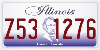 IL license plate Z531276