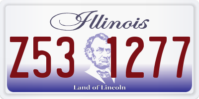 IL license plate Z531277