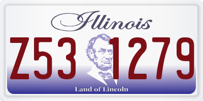 IL license plate Z531279