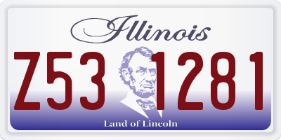 IL license plate Z531281