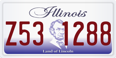IL license plate Z531288