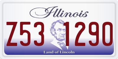 IL license plate Z531290