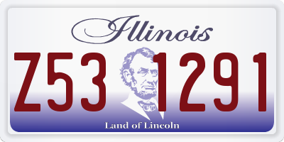 IL license plate Z531291