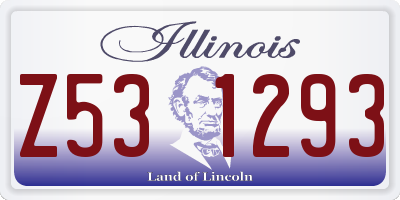 IL license plate Z531293