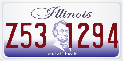 IL license plate Z531294