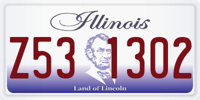 IL license plate Z531302
