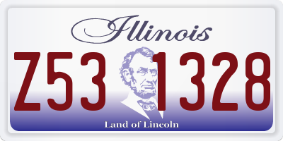 IL license plate Z531328