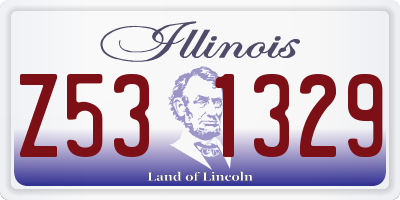 IL license plate Z531329