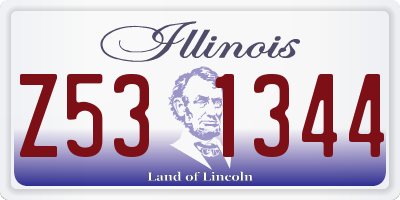 IL license plate Z531344