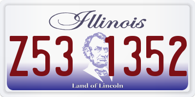 IL license plate Z531352