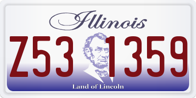 IL license plate Z531359