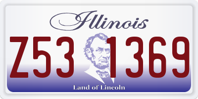 IL license plate Z531369