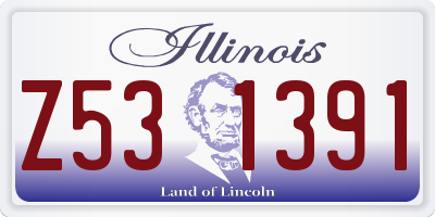 IL license plate Z531391