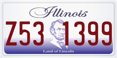 IL license plate Z531399