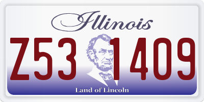 IL license plate Z531409