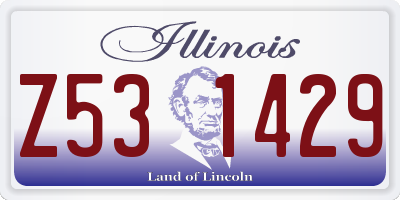 IL license plate Z531429
