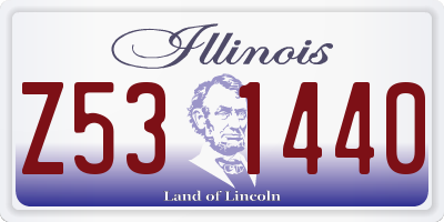 IL license plate Z531440