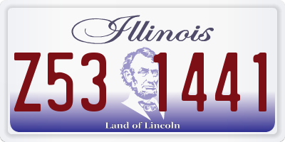 IL license plate Z531441