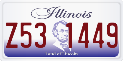 IL license plate Z531449