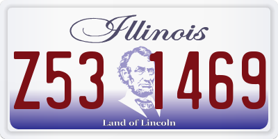 IL license plate Z531469