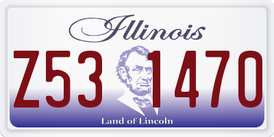 IL license plate Z531470