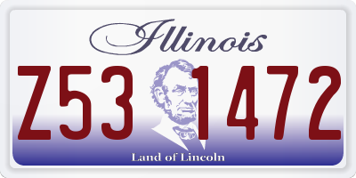 IL license plate Z531472