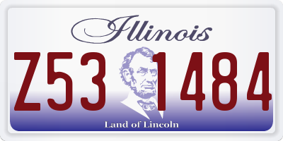 IL license plate Z531484