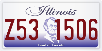 IL license plate Z531506